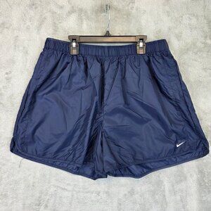 Nike Running Shorts Womens Size XL Navy Blue Lightweight Athletic Elastic Waist